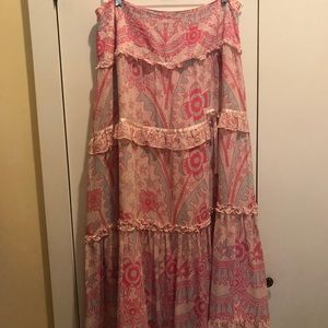 Escada maxi skirt with ruffles